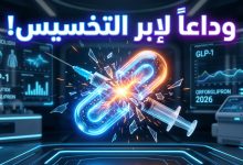 كبسولة طبية تكسر إبرة تخسيس لتمثيل التحول نحو العلاج الفموي في عام 2026