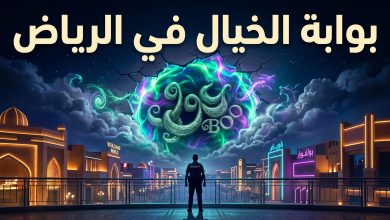 بوابة غامضة تفتح فوق بوليفارد وورلد ضمن أحداث فيلم عوو السعودي