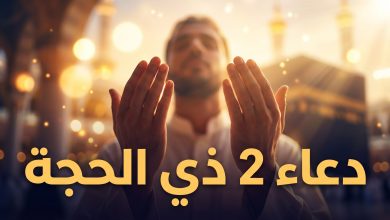 شخص يرفع يديه بالدعاء وقت الغروب في يوم عرفة لتمثيل أوقات الاستجابة